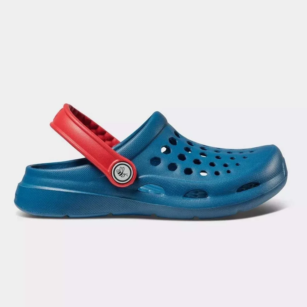Baby Boy Harper Sandals by Joybees Navy Blue Red Size 6-7 New With Tags